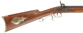 T/C Hawken Rifle,
.50 caliber,  28" barrel,
percussion, walnut, brass, 
used by Thompson Center Arms